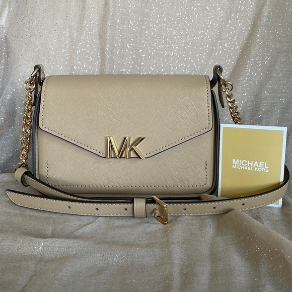 Brand New Michael Kors Genuine Leather Small Sylvia Flap Crossbody Purse - Picture 1 of 16